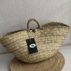 Curve Custom Raffia  bag