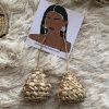 Raffia Earrings (Bell)