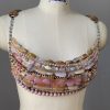 Gemstone Crystal Beaded Bralette Top